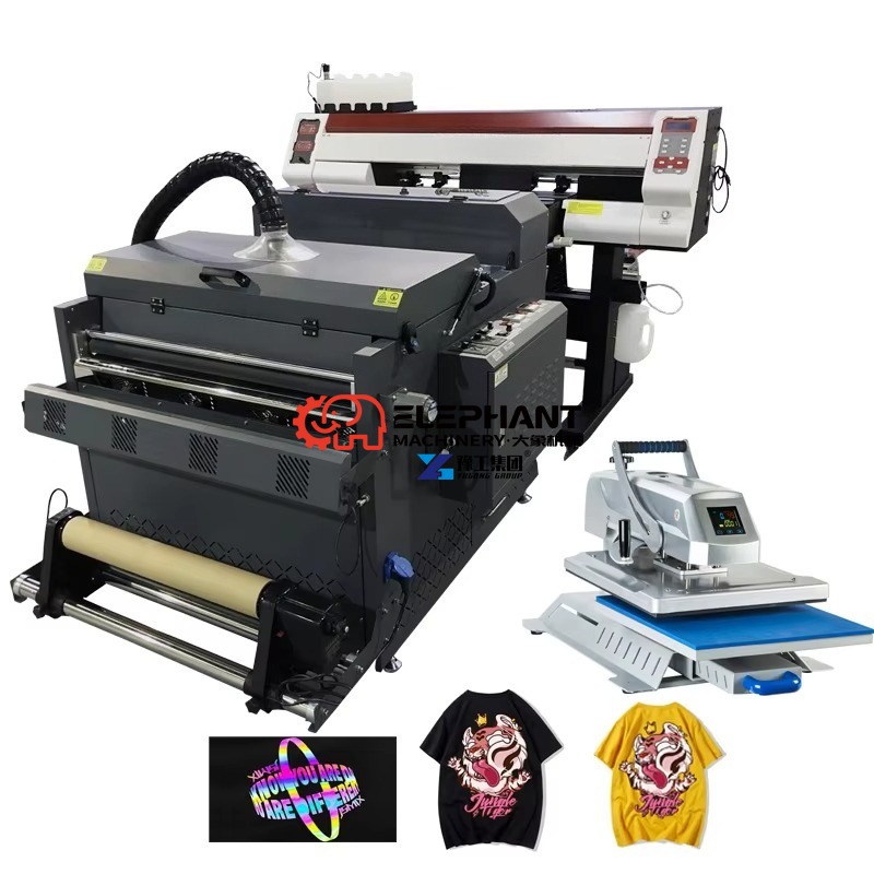 Commercial Dtf Printing Machine - 業務用デュアルヘッド大型DTFプリンター PETフィルム熱転写印刷機 カスタムTシャツ・衣類プリント用