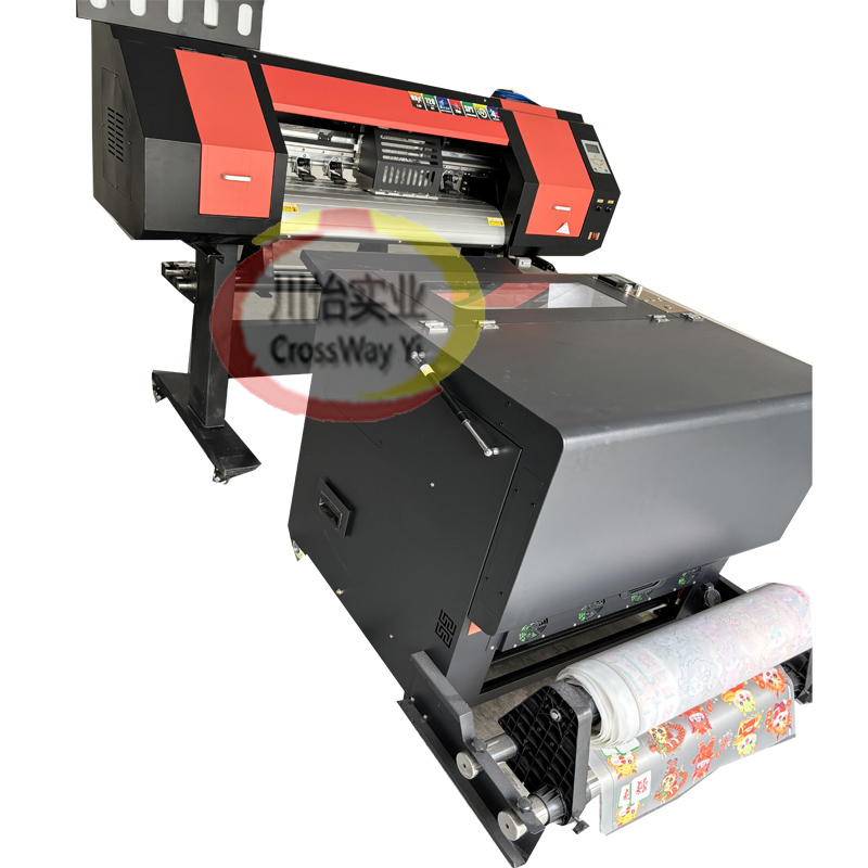 Commercial Dtf Printing Machine - プリンター用dtfロール,印刷機,2 xp600,i3200ヘッド,白インク循環システム,A1サイズ,60cm