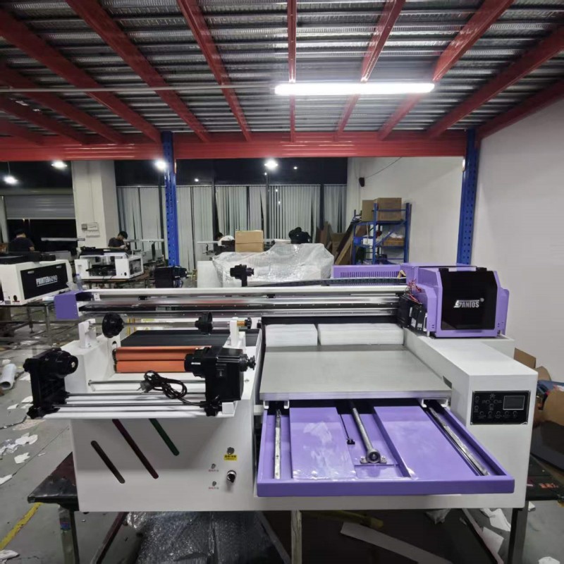 Commercial Dtf Printing Machine - 6090UVフラットベッド＆UV DTFオールインワン印刷機、金属・ガラス・木材対応A1 UV印刷機、30cm ABフィルムステッカーUV DTF印刷