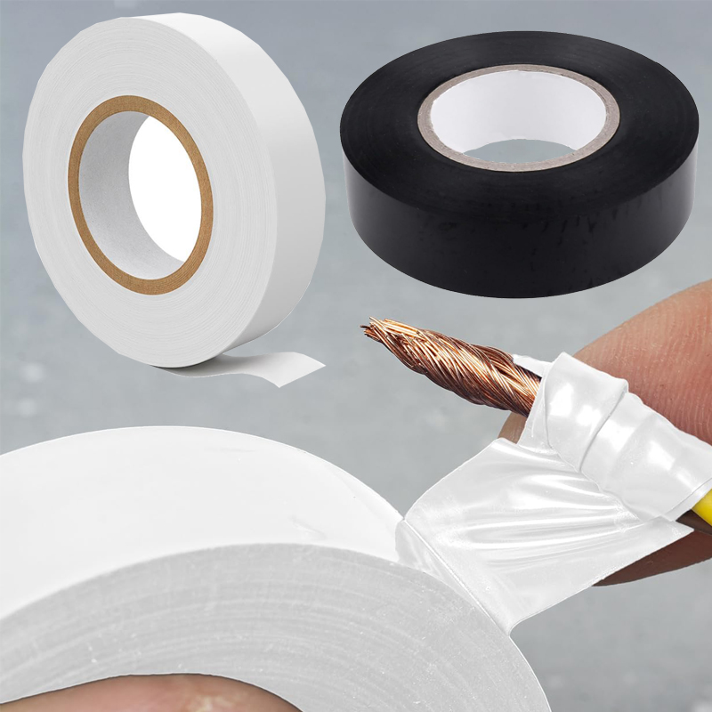 Heat Transfer Vinyl Roll - 1/3/6ロール電気絶縁テープ防水強力な粘着性耐久性のある簡単に巻くことができる高温電気テープビニールゴム33フィート