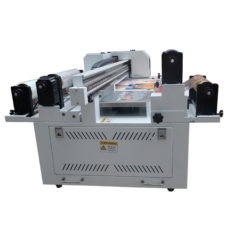Commercial Dtf Printing Machine - 大型フラットベッドロールUVプリンター 6090 UV DTF印刷機 XP600/I3200ヘッド3個搭載 製図・曲面印刷対応