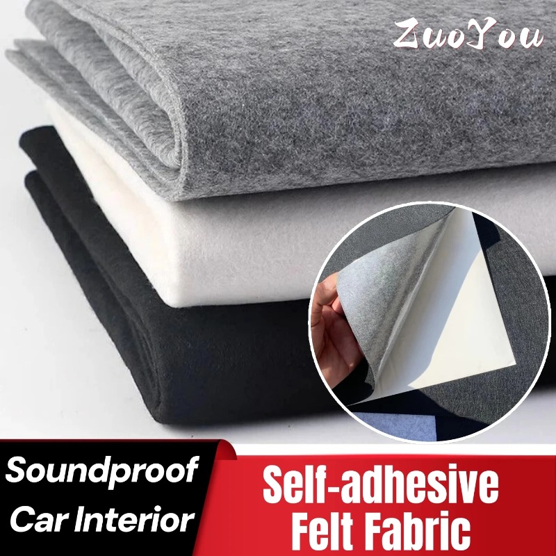 Heat Transfer Vinyl Roll - 自己粘着フェルト生地 DIY アートクラフト用品引き出しライナー縫製アクセサリー & ジュエリーボックス車のトランク改造フェルトステッカー