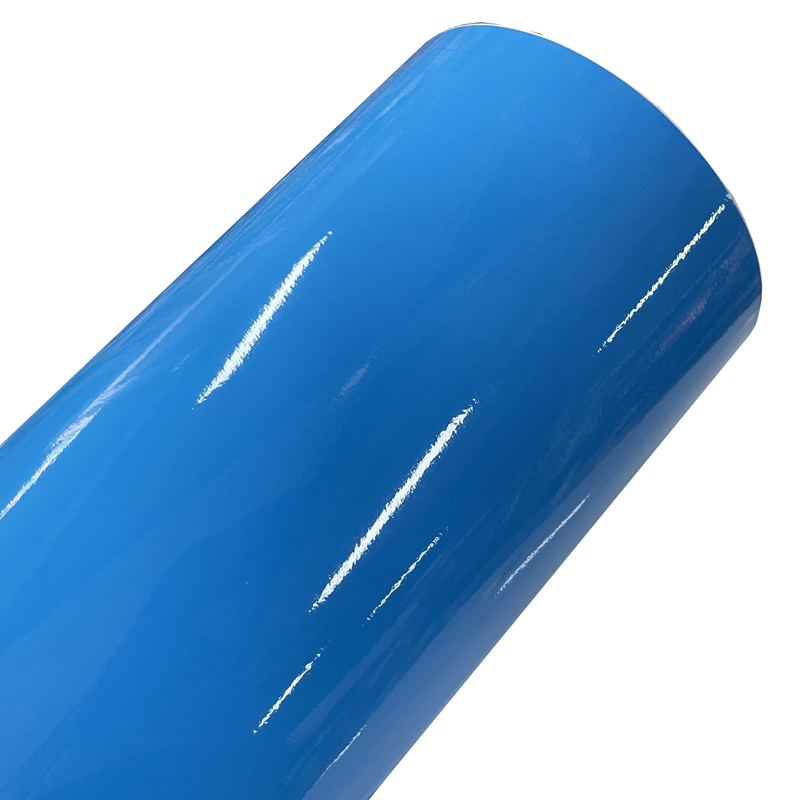 プレミアム光沢のあるスマーフブルービニールカーラップフィルム - Heat Transfer Vinyl Roll のレビューと価格