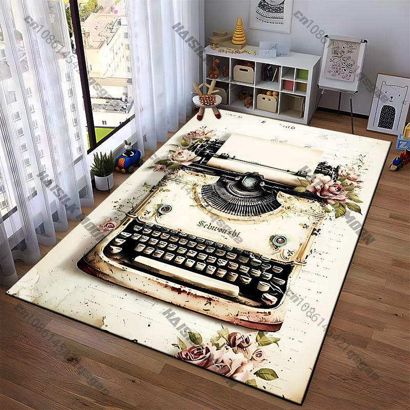 21サイズのヴィンテージタイプライターと花柄のプリントエリア - Commercial Printing And Design のレビューと価格