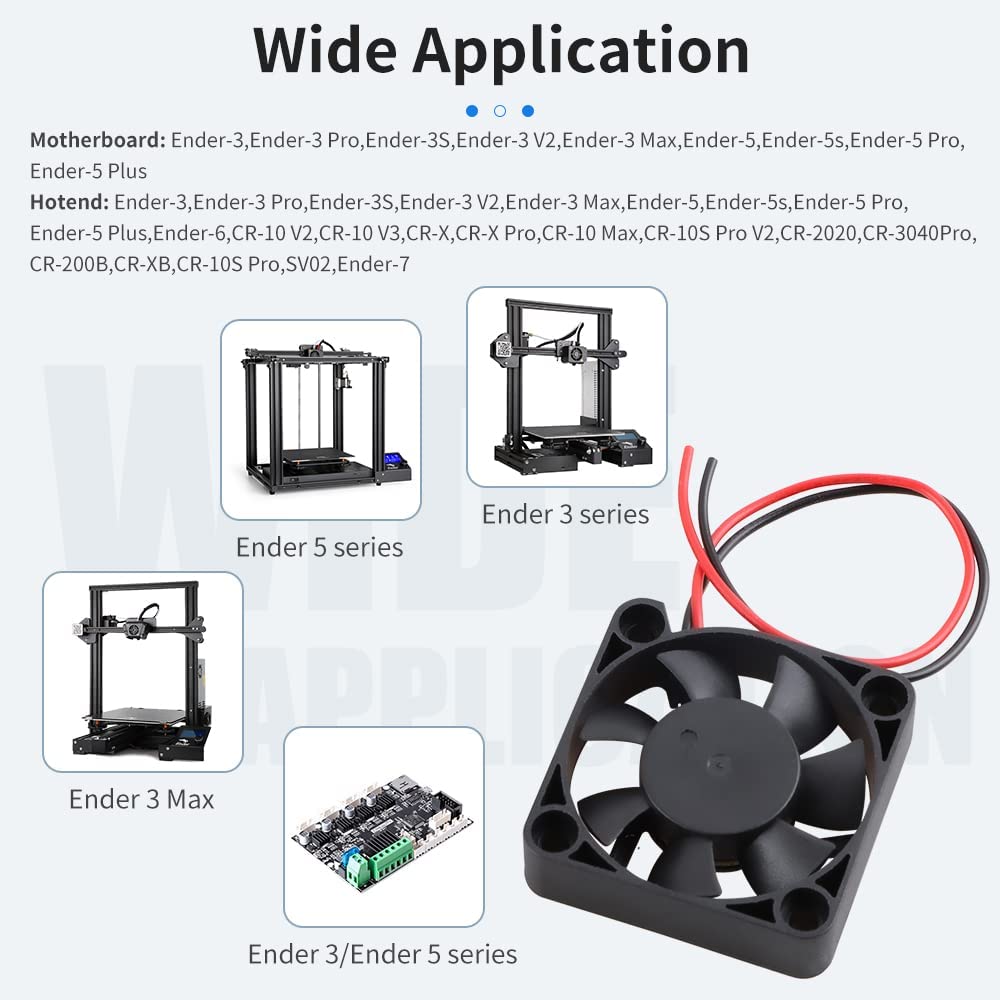 Creality オリジナル 4010 ファン 2 個、3D - Creality Printer Ender 3 のレビューと価格