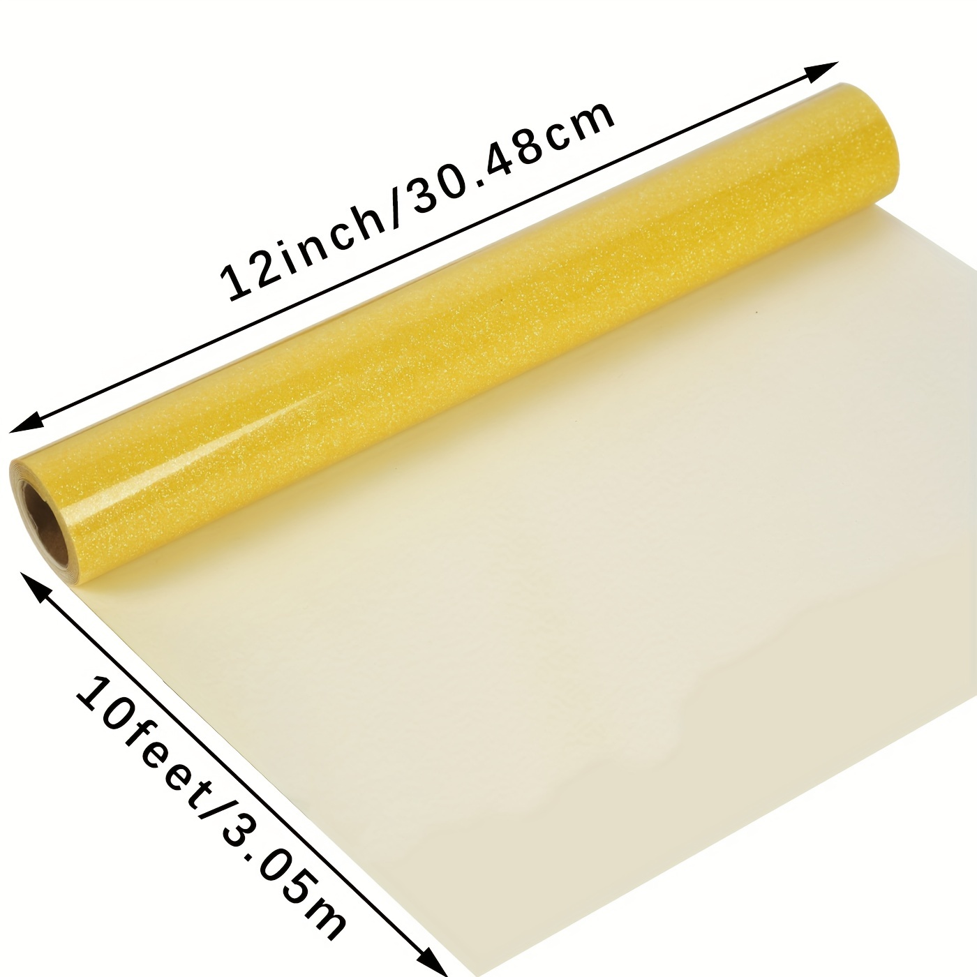 グリッターHTV熱転写ビニールロール 12インチ×10フィー - Heat Transfer Vinyl Roll のレビューと価格
