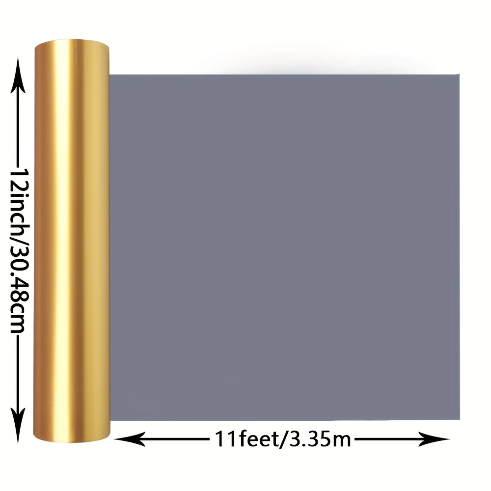 1パック、PUソフトメタル熱転写HTVビニールロール12イン - Heat Transfer Vinyl Roll のレビューと価格