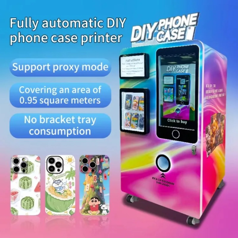 耐久性のある多色ウサギ型自動商業用モバイルカバー販売機、効率 - Commercial Printing Options のレビューと価格