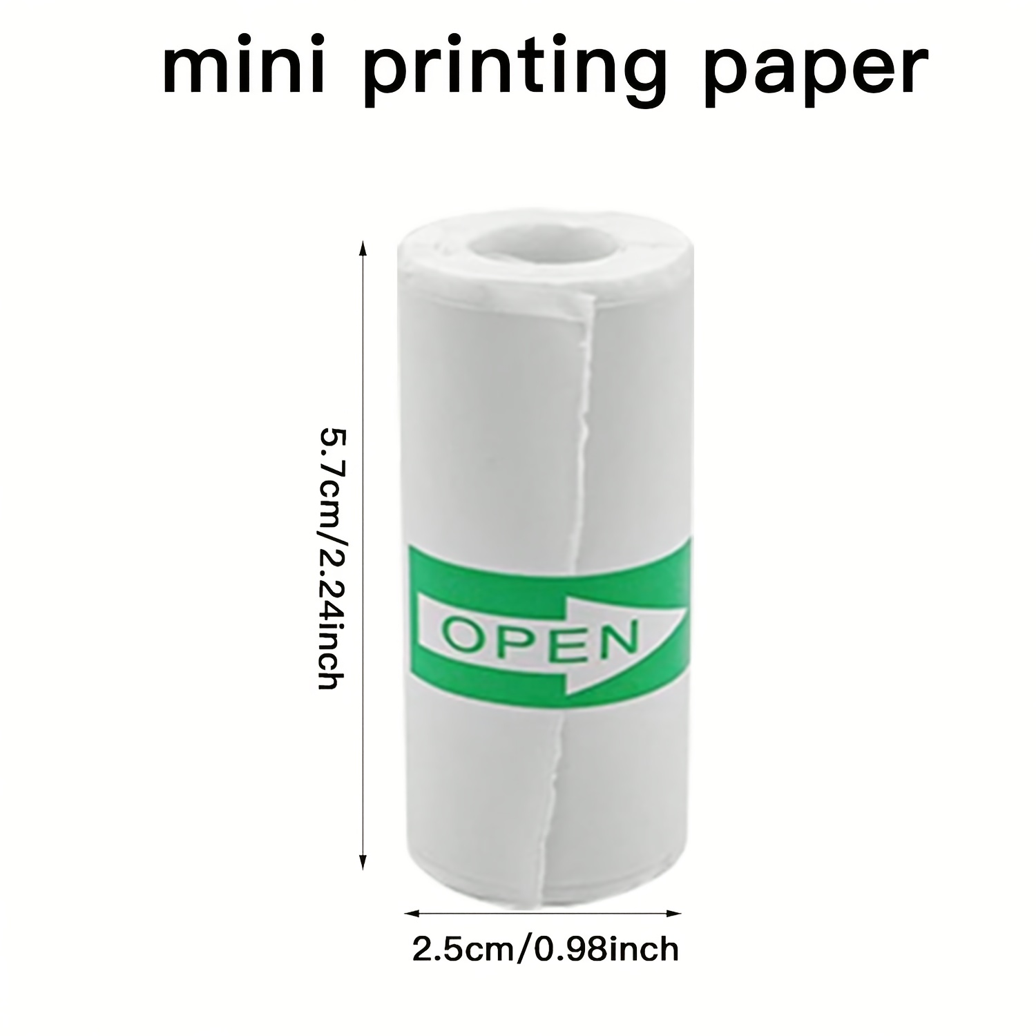 20 ロール ホワイト サーマル ステッカー紙 自己粘着 ミ - Heat Transfer Vinyl Roll のレビューと価格