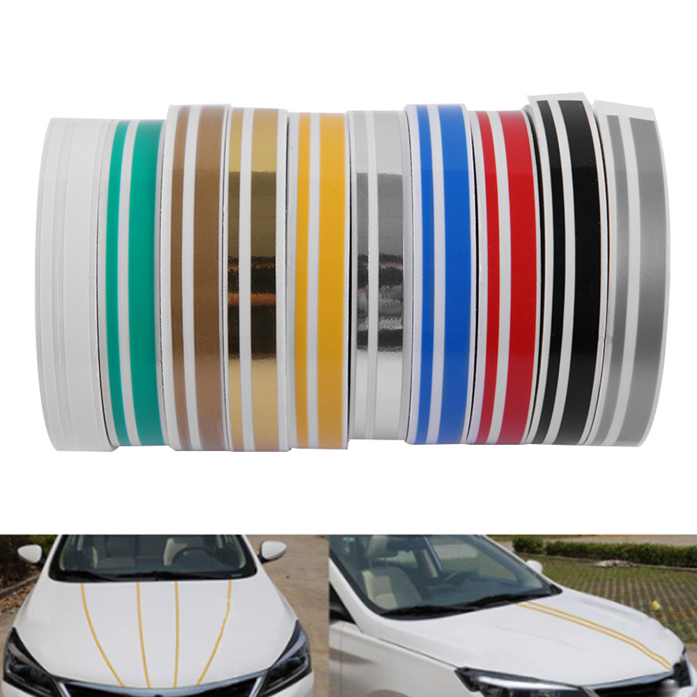 1 ロール多色ストライプピンストライプスチームライン二重ライ - Heat Transfer Vinyl Roll のレビューと価格