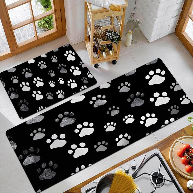 動物の足跡カーペットマットラグキッチンフロアランナーホームデ - Commercial Printing And Design のレビューと価格